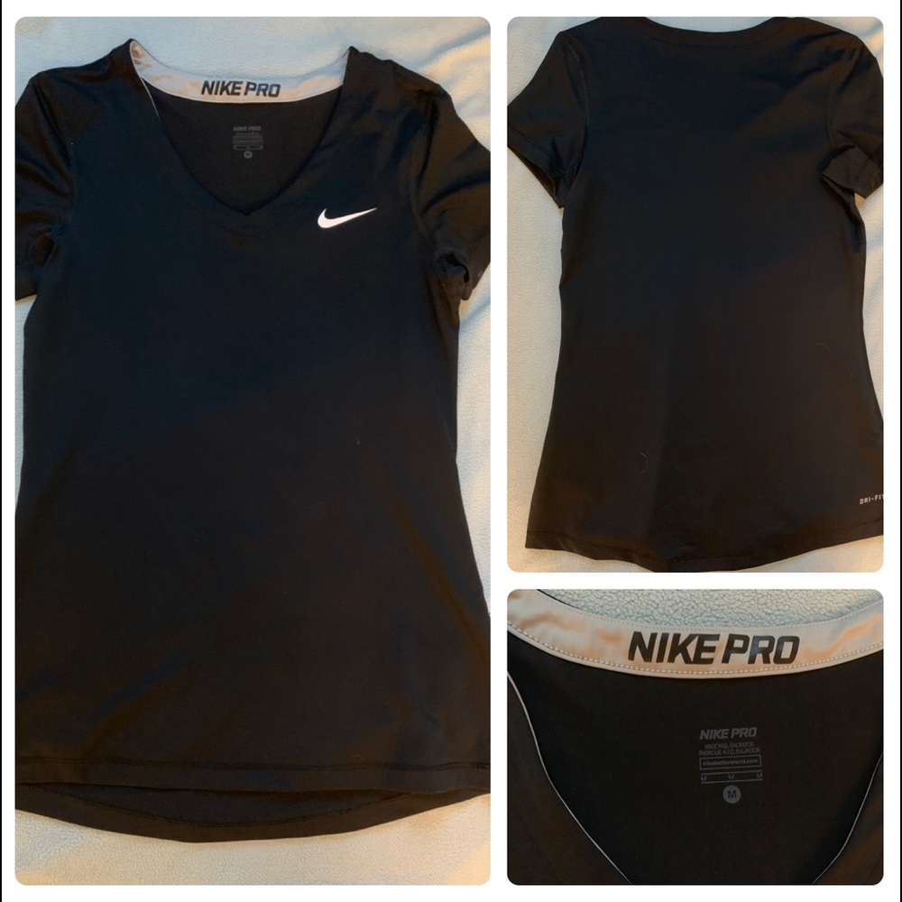 Nike Pro Dri-fit V-neck T-Shirt